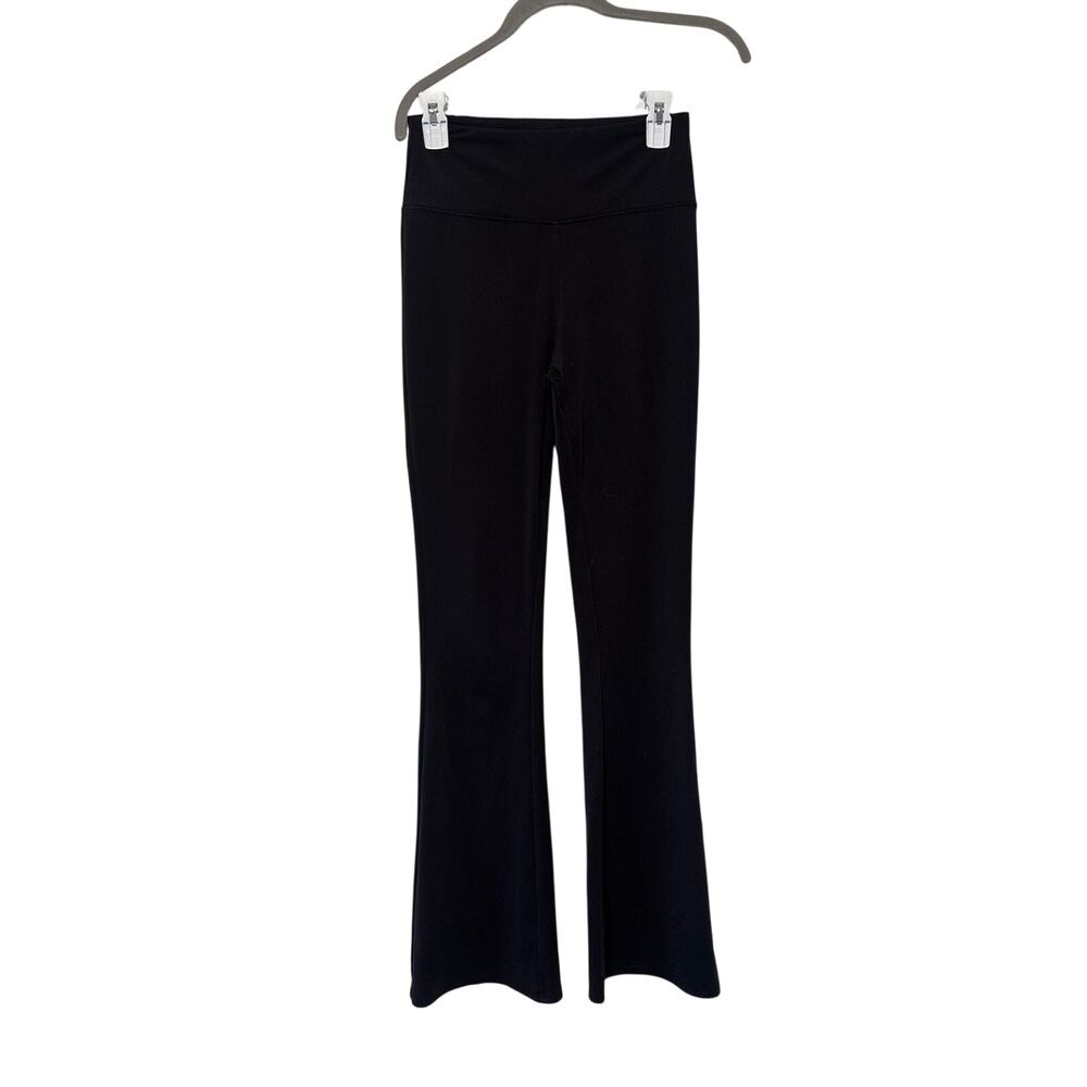 X by Gottex Women’s Black Flare Yoga Pants Size Small High Rise Stretch - Picture 2 of 6